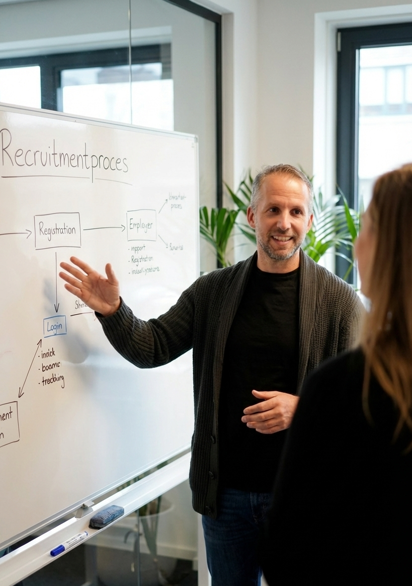 Training en uitleg van recruitmentproces